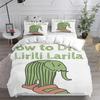 AI Italian Brainrot Tung Tung Sahur Duvet Cover Bedding Comforter sets Quilt Cover and Pillowcases Single/Double/Queen/King