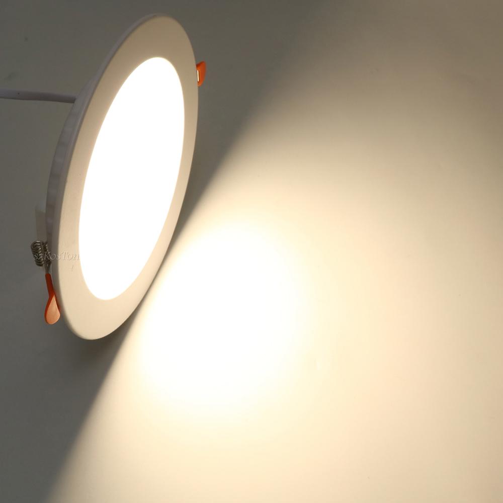 LED Downlight Recessed Ceiling Lamp 7W 9W 12W 20W AC220V Cold White LED Spotlight for Living Room Corridor Bathroom Kitchen