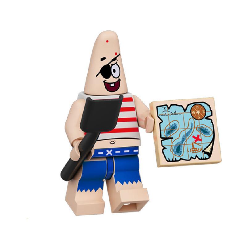 Spongebob Squarepants Building Blocks Toy With Abs Plastic Small Particles For Creative Play