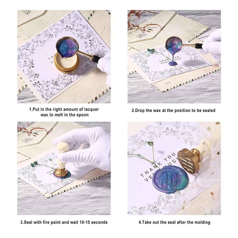 Plant Sealing Wax Stamp Head for DIY Cards Envelopes Wedding Gift Scrapbooking