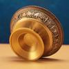 Buddhist Tribute Guardian Cup,Copper,Engraving Bronze Layer Two Handicraft Tibetan Buddhism Holy Water Plate,Desktop Decorative