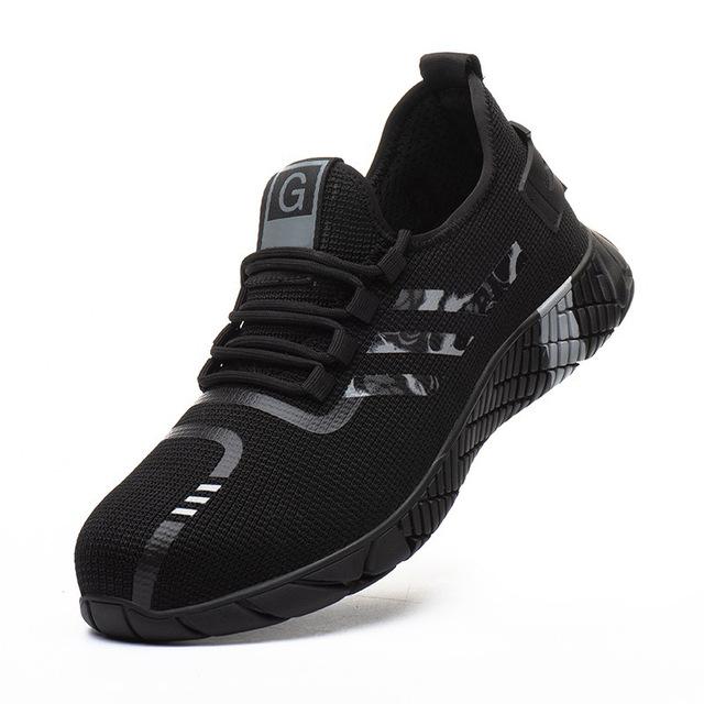 New Breathable Men Safety Shoes Steel Toe Non-Slip Work Boots Indestructible Shoes Puncture-Proof Work Sneakers Men M314