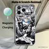 P-Pretty Anime D-Derby Cute For iPhone 17,16,15,14,13,12,11,Pro,Max,Plus Transparent White Phone Case Magnetic Wireless Charging