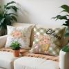 New Spring and Summer Pillowcases Living Room Decoration Linen Super Soft Sofa Cushion Cover Car Lumbar Pillow Cover