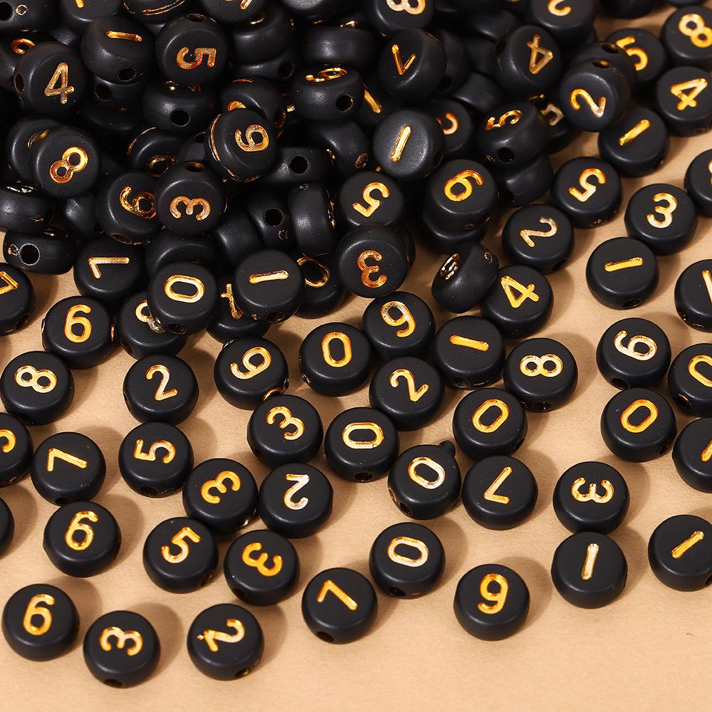Acrylic Letter Beads for Kids' Jewelry Making – Educational DIY Beading Accessories
