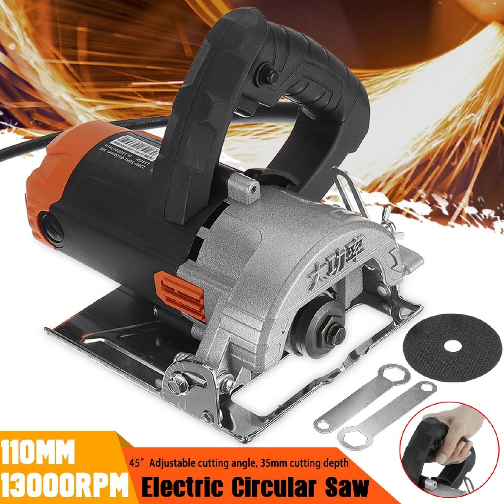 1180W 13000RPM Portable Cutting Machine Electric Saw Motors 110mm Blade High Speed Wood Metal Wire Saw Ceramic Marble