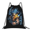 Custom DBZ Dragons Goku Ball Drawstring Bag for Shopping Yoga Backpacks Men Women Hercules Sports Gym Sackpack