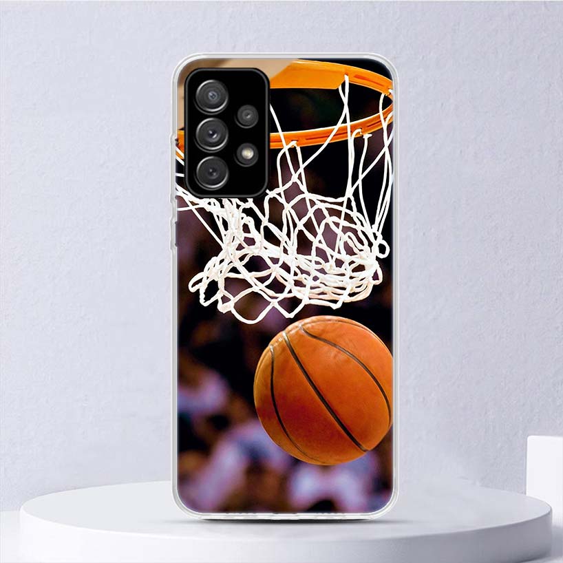 Basketball Basket Sports Soft Case For Samsung Galaxy A51 A71 A50 A70 A21S Phone Cover A30 A20E A10 A31 A41 A6 A7 A8 A9 Shell Co