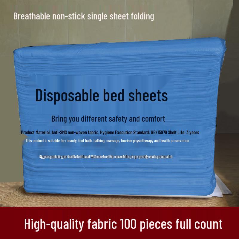 Waterproof Disposable Beauty Bed Sheets with Holes – Thickened Set for Salon Use