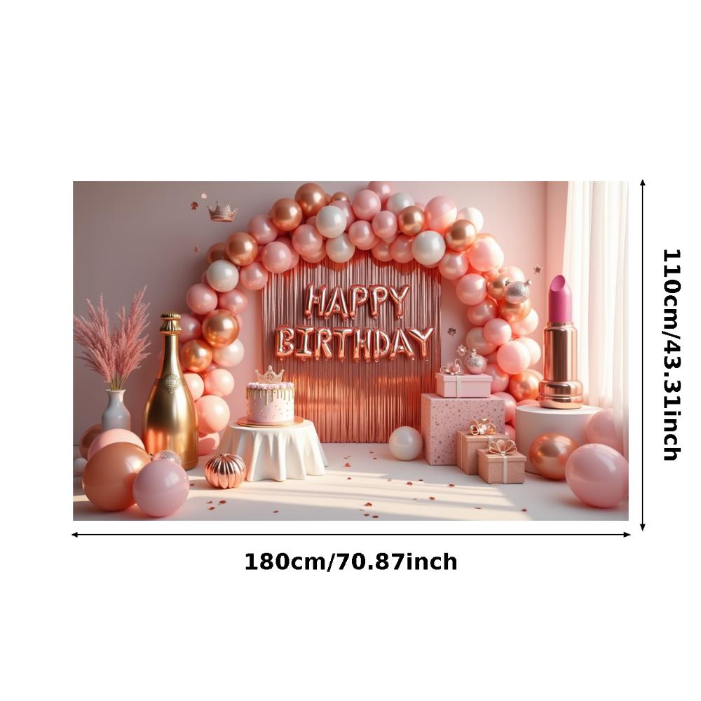Banner Folienballons Kinderparty Party-Hintergrund Tortendekoration Partydekoration Für Eventdekoration