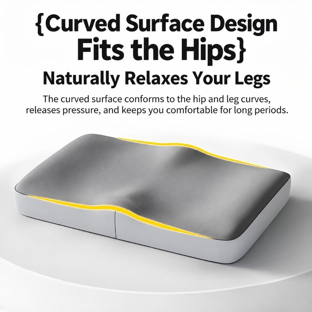 Slow Rebound Seat Cushion Memory Foam Chair Pad Durable Chair Cushion  Office