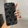 Simple rose graphic phone case for iPhone 15 14 13 12 11 x XR Xs SE2 SE 8 7 plus pro Max mini silicone back cover