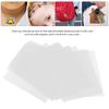20pcs Plastic Heat Shrink Sheets Easy to Cut 20×14.5CM Shrink Plastic Sheet Kit 2.5CM Key ring Transparent White