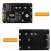 2 IN 1 Kombinieren M.2 NGFF Key B & MSATA SSD Zu SATA3 Adapter Parallele Struktur Unterstützt Kein NVMe