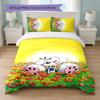 Set Copripiumino 3 Pezzi Diddl Print 1 Copripiumino e 2 Federe Biancheria da Letto Morbida per Camera da Letto Domestica