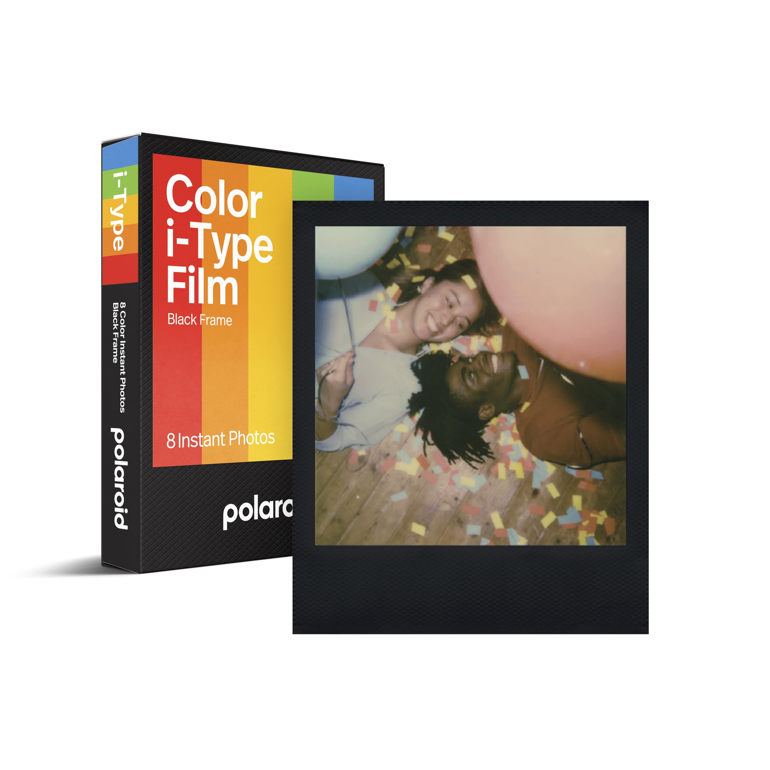 

Polaroid Instant Film Color film for Black Frame Edition black i-Type – (8 sheets, frame) (6019) чорний