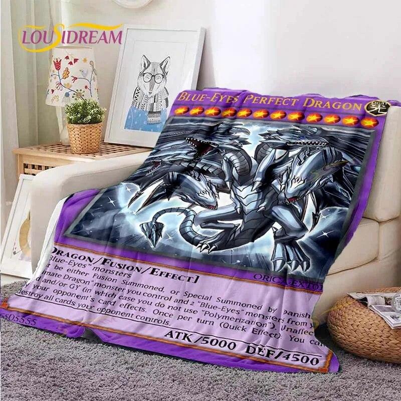 

YU GI OH Коллекционная карточная игра Мягкое одеяло для мальчиков теплое фланелевое одеяло для подарка на все сезоны