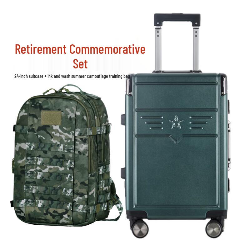Snow Peak Fox Military Retirement Camouflage Luggage & Backpack Set