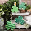 4 st St. Dekoration för St. Patrick's Day Skrivbords Hemdekoration Ornament