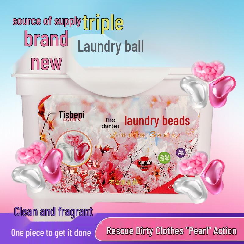 Quick & Convenient Multi-Chamber Laundry Gel Pods - Highly Concentrated for Home Use