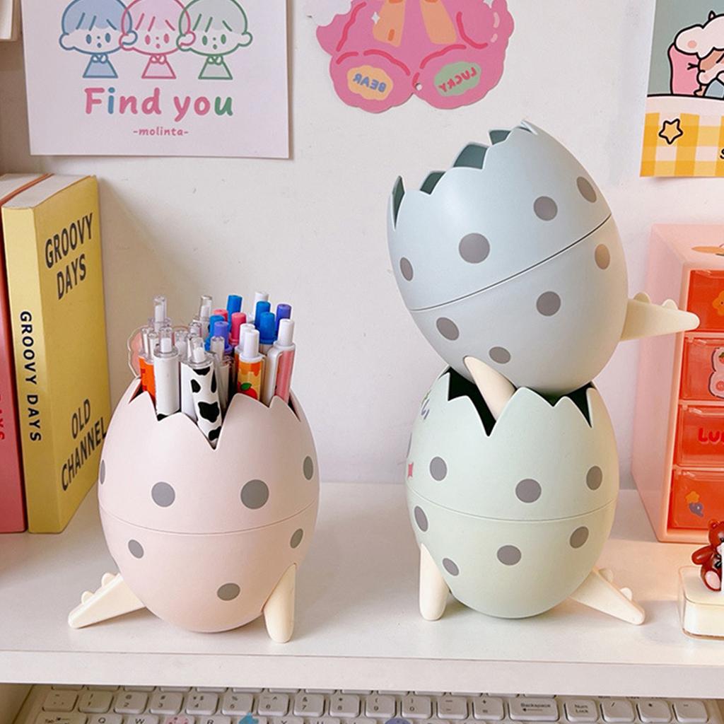 Dinosaur Egg Pencil Holder Fashion Cute Pen Holder Detachable ABS Personalized Pen Holder Modern Pen