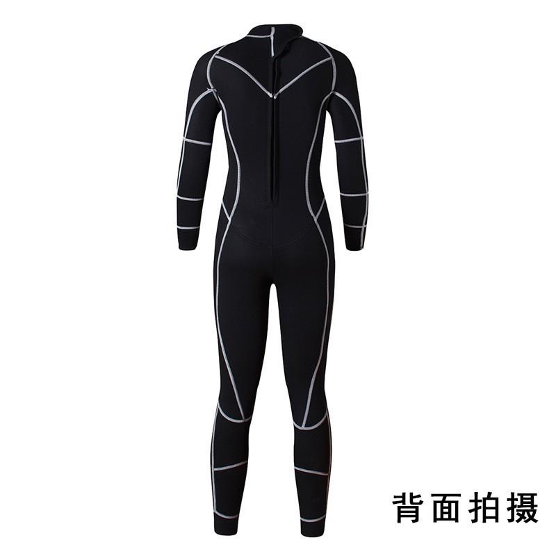 Womens 3mm Full Bodysuit Wetsuit Snorkeling Diving Swimming Summer Winter Spring Fall Ultra Stretch Warm Water Sport