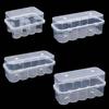 Transparent Peptide Protector Box 10-Slot Clear Vial Box  Refrigerator Organizer