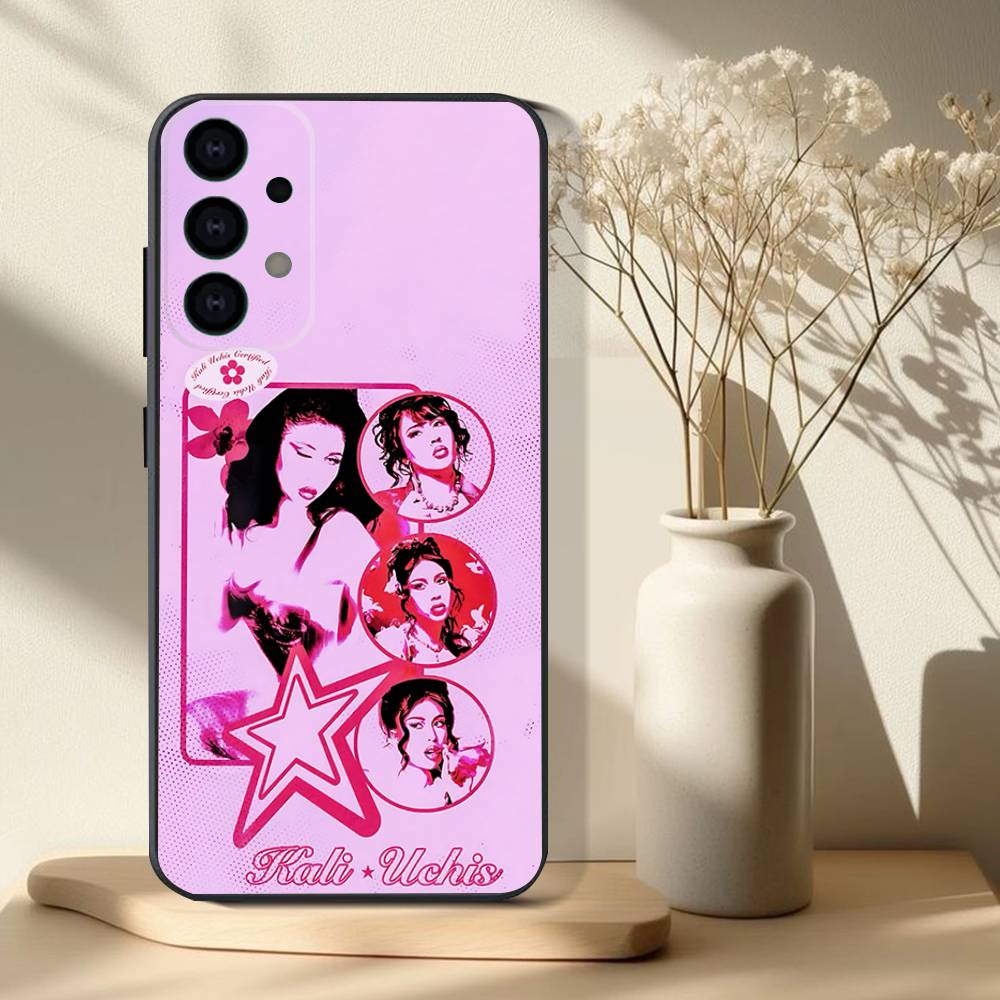 Kali U-Uchis Sincerely Phone Case For Samsung S 25,24,23,22,30,21,10,9,Ultra,Plus,Lite,FE,4,5G Black Soft Case