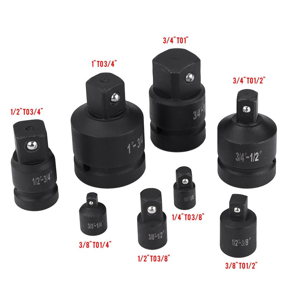 Socket Convertor Adaptor Reducer Converter Adapter Set 1/4" 3/8" 1/2" 3/4" 1" Reducer Converter Socket Convertor Adaptor