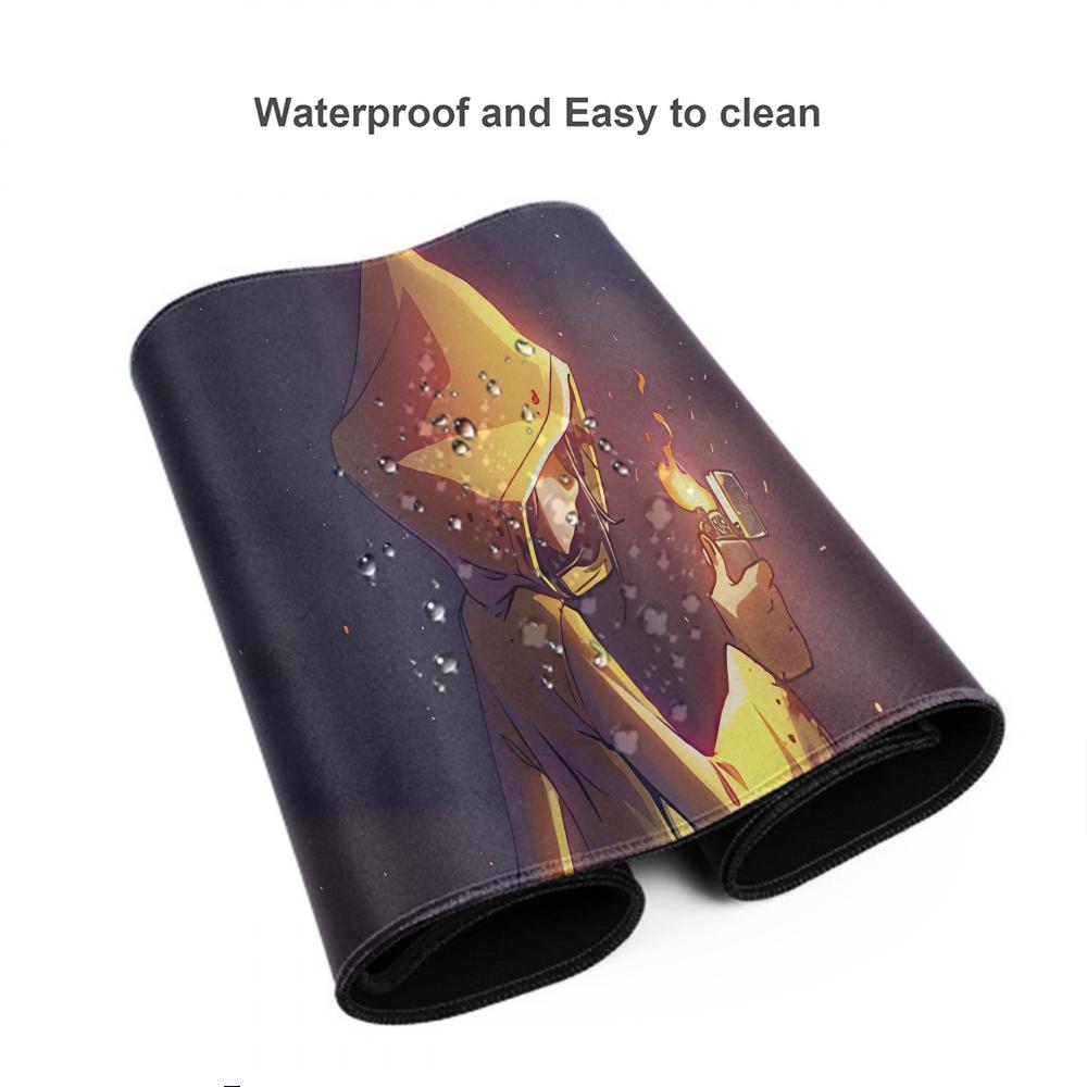 Little-nightmare Mauspads Schreibtisch-Mauspad Niedliches HD-Schreibtischpad Erweitertes Gaming-Tastaturmatte Groß 100x50cm XXL Gamer-Mauspad
