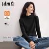 Women's Velvet-Lined Mock Neck Long Sleeve Base Layer Top
