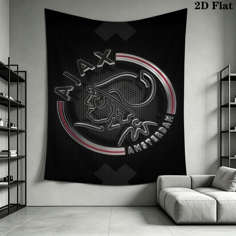 AFC Ajax Wandkleed Bedrukte Stof Deken Decoratieve Wandtapijten voor Slaapkamer Woonkamer Huisdecoratie