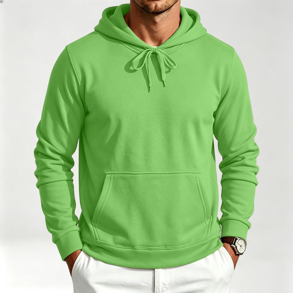 Herren Kapuzenpullover Langarm Lässiger Pullover Sweatshirt für den Alltag