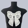 Stylish Bowknot Wool Embroidered Beaded Applique Corsage Flower Collar