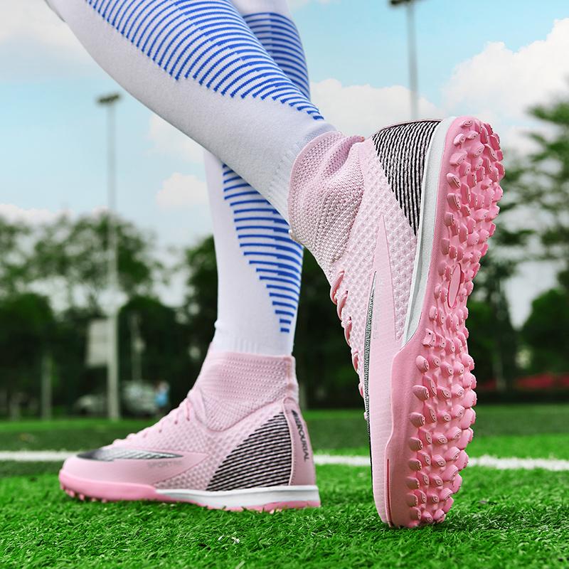 Men TF Football Boots Sneakers Indoor Original Tenis Male Soccer Shoes Sports Futsal Fast Football Shoes Training High Quality
