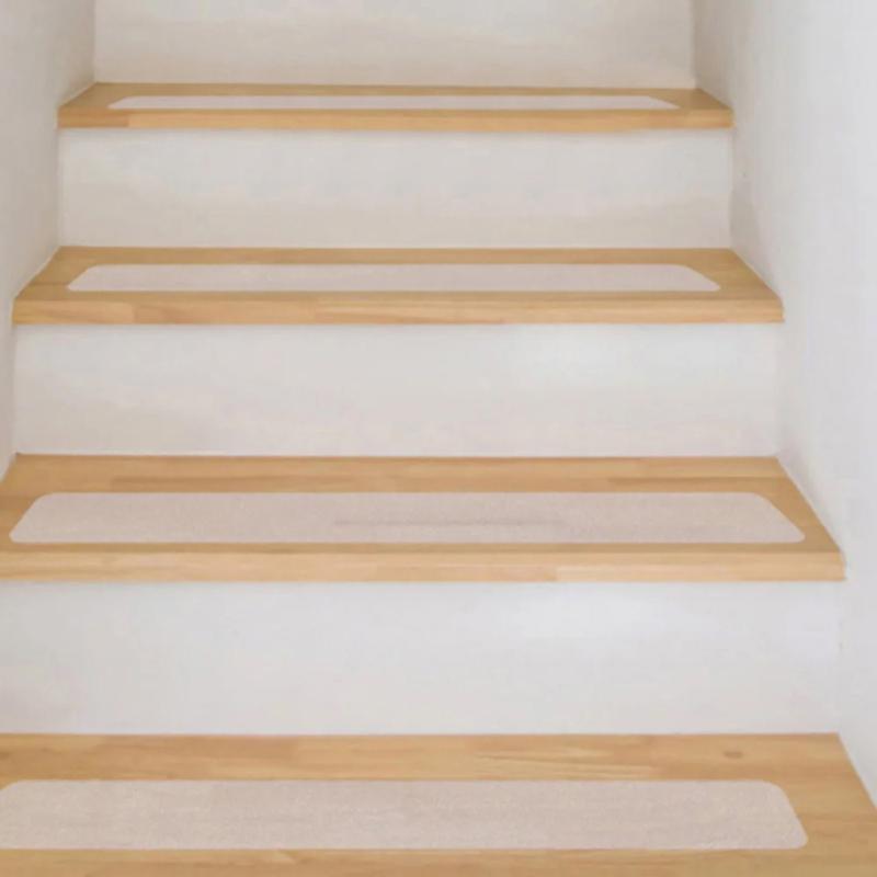 Treppen Anti-Rutsch Aufkleber Rutschfestes Transparentes Bodenband Transparente Treppenstufen Teppichschoner Set Für Haustiere Kinder Alte Männer