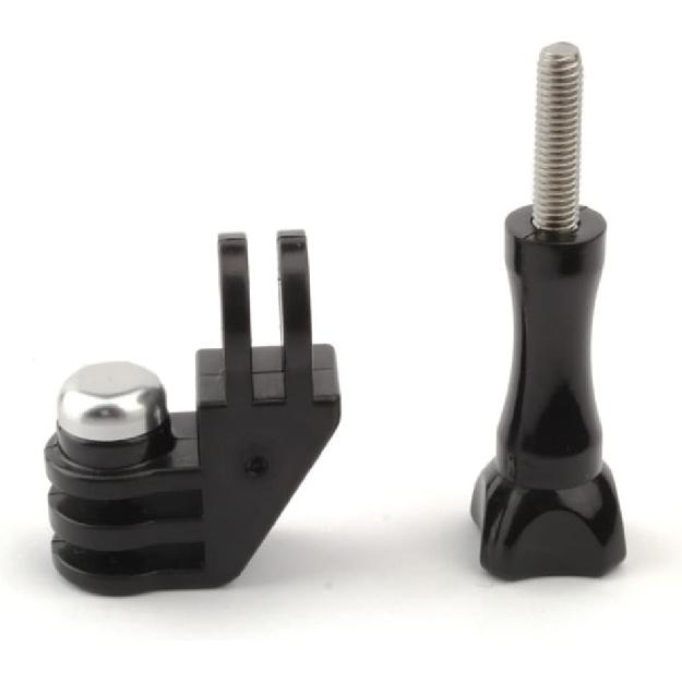 Adapter for GoPro Cameras - 90 Degree Direction Elbow Arm Mount Adapter with Thumb Screw Compatible with GoPro Hero 11/10/9/8/7