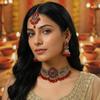 Alloy Tassel Wings Shaped Jewelry Sets Shining Exquisite Rhinestone Jewelry Set Indian Style Necklace Earrings Set Indian Bridal