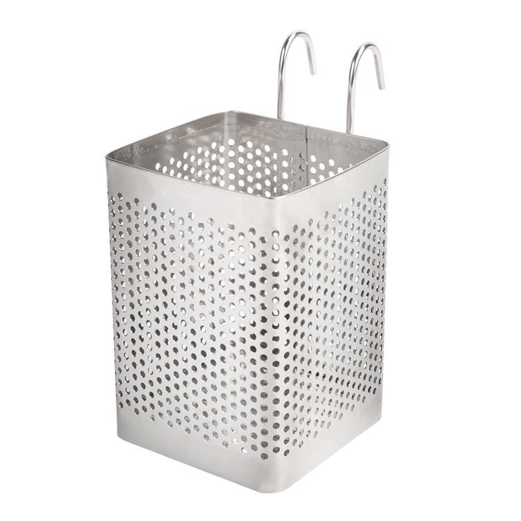 Stainless Steel Hanging Chopstick Holder & Kitchen Storage Rack