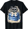 Denim with Pearls Mother’s Day Outfit for Stylish T-Shirt,men&women Unisex T-shirt