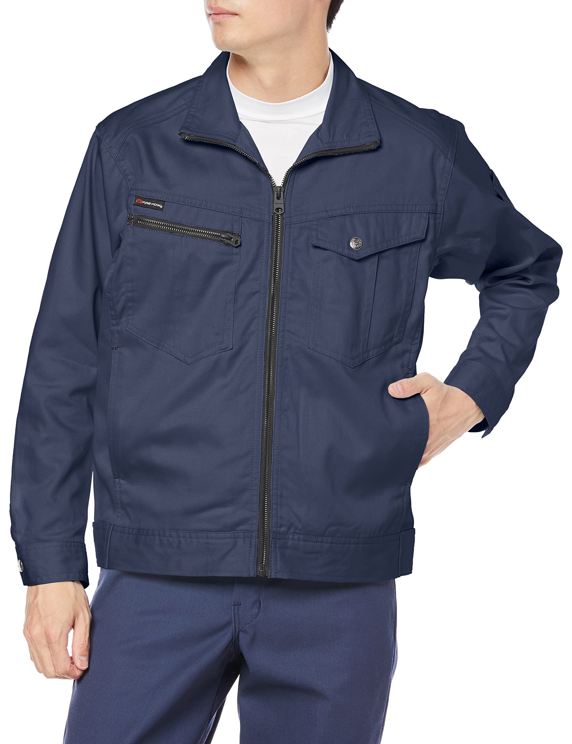 

7310 Cotton Blouson Navy 4L [Cocos Nobuoka] Темно-синій