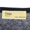 TOGA Made In Japan Long Sleeve Cut 1 Black Women Used