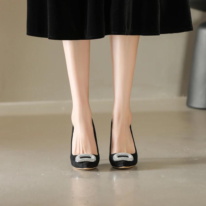 Fashion Shoes for Women 2024 Brand Design Women's Pumps Sexy Pointed Dress Shoes Casual Fashion Stilettos Elegant Wedding Shoes Bride