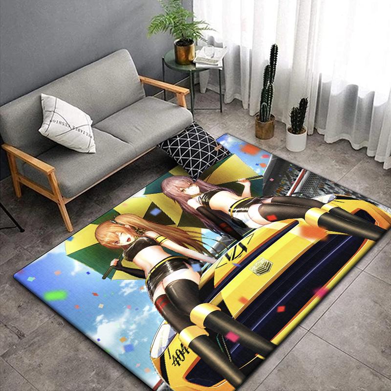 

Автомобильный косметический ковер в стиле аниме для гостиной, мягкий фланелевой коврик для спальни, противоскользящий коврик для ванной комнаты, детский игровой коврик, декор комнаты для мальчиков 40cm by 60cm
