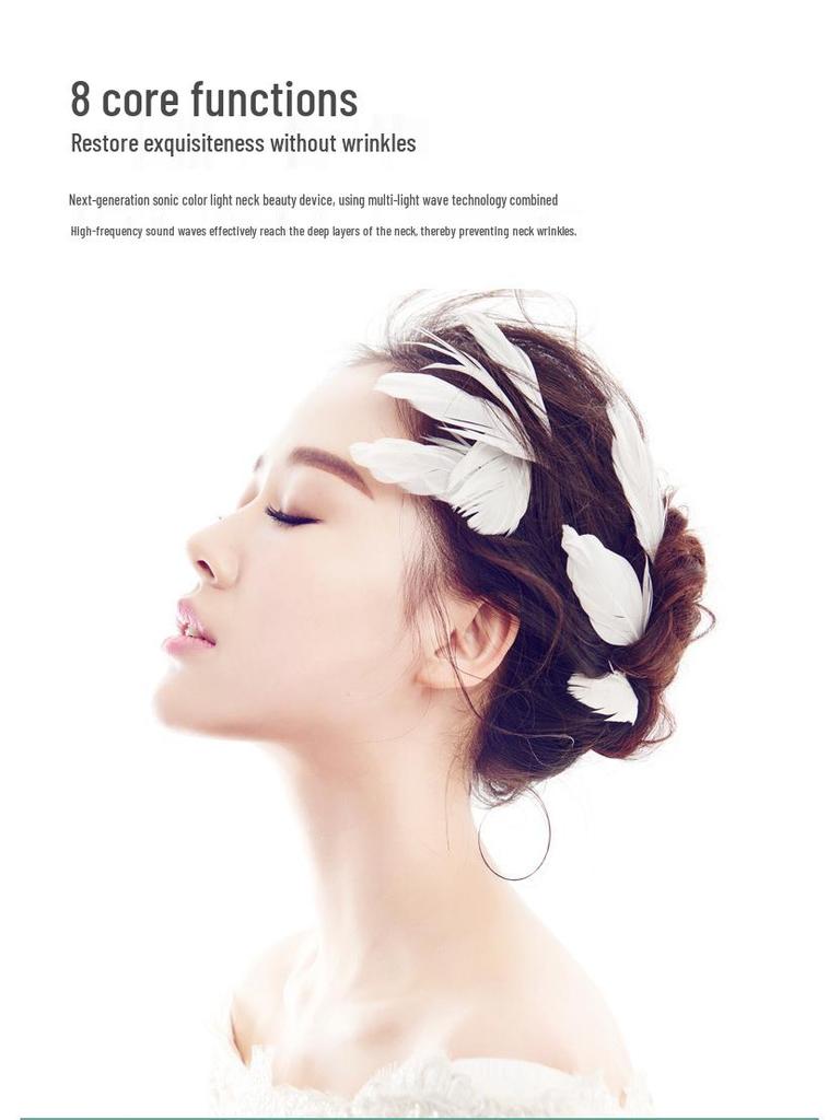 Cross-Border 7-Color Neck Wrinkle Massager & Vibration Beauty Device