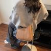 Vintage Zachte Leren Crossbody Tas Dames Hobo Schoudertas met Geweven Brede Band voor Dagelijkse Woon-werkverkeer Werk Winkelen en Reizen