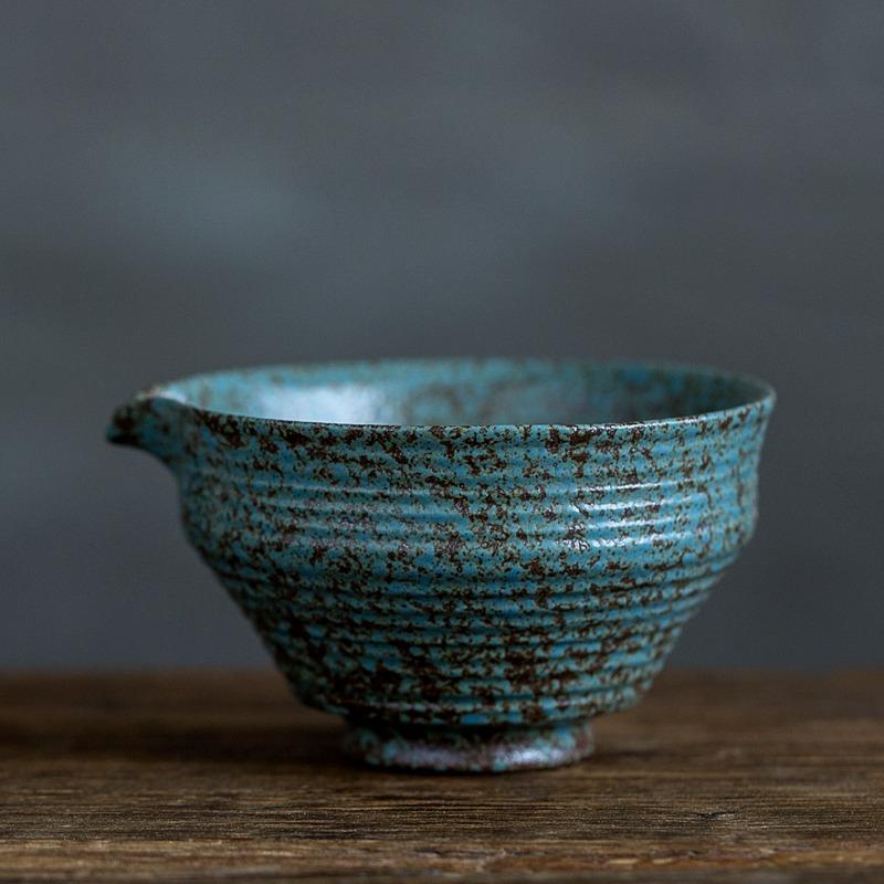 Ceramic Fair Cup Japanese Retro Coarse Pottery Tea Sea Tea Separator Uniform Cup Kung Fu Tea Set Accessories