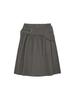 Tuomio Washed Belt Bag Skirt [Charcoal]