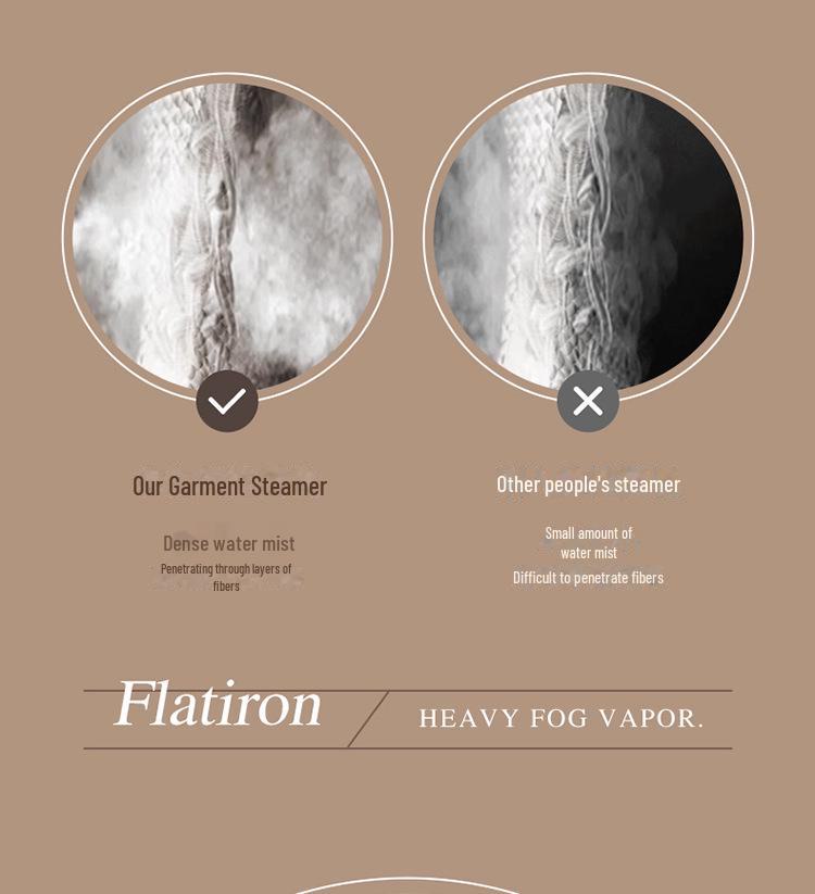 "Large Handheld Portable Electric Steam Iron for Household Use"