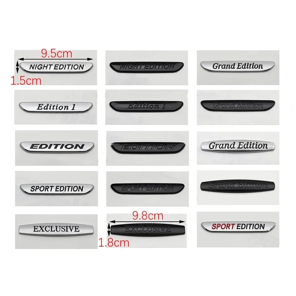 ABS Car Fender Sticker Side Decal for Mercedes Benz NIGHT EDITION Grand Edition SPORT EDITION EXCLUSIVE Edition1